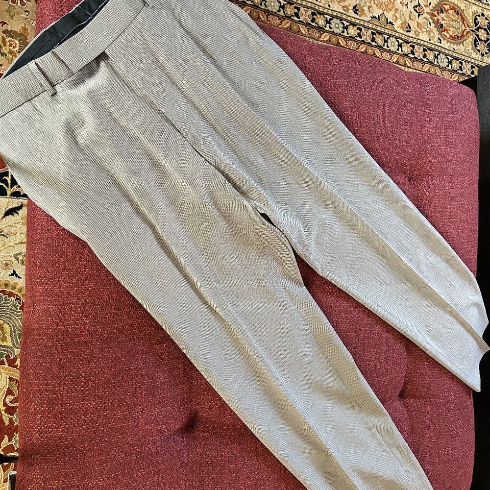 Hugo Boss men's slacks, 34", brown tweed
